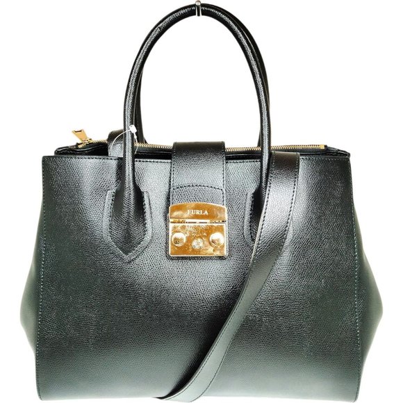 645167BC (L1) Furla Crossbody Bag Black Leather - Picture 1 of 9